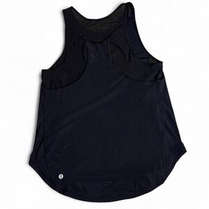 Lululemon Tank Top Shirt Womens Small Black Stretch Racerback‎ Yoga Mesh